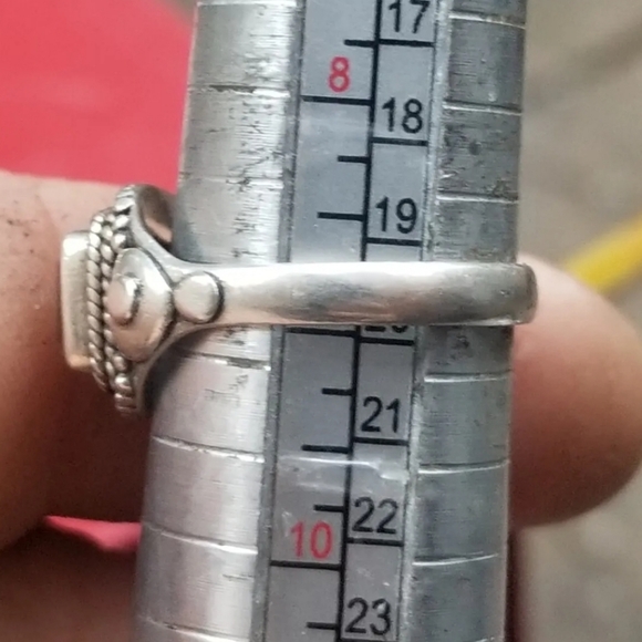 Morganite in 925 Ring Size 9 - Picture 6 of 7